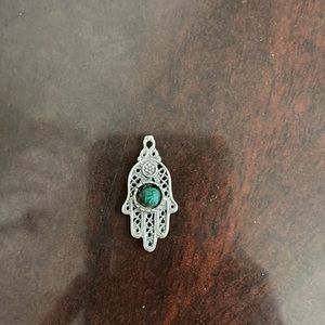 Sterling Silver Hamsa 🪬 Hand Charm